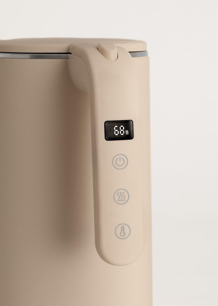 CREATE/KETTLE STUDIO PRO/Elektrischer Wasserkocher 1L Sand/Temperaturregelung, Warmhaltefunktion, Ka