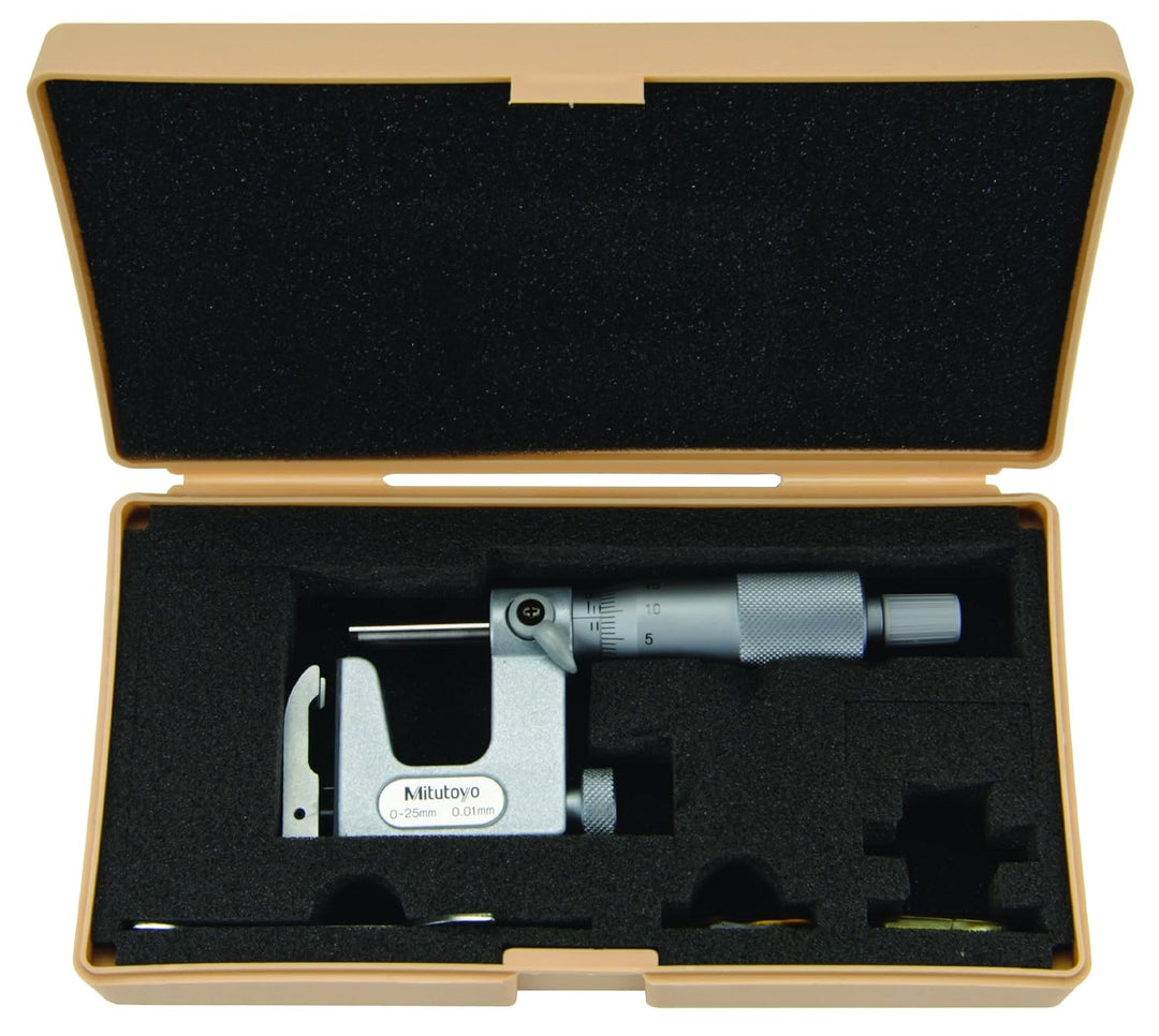 Mitutoyo 117-101 Sonder-Bügelmessschrauben, 0-25 mm