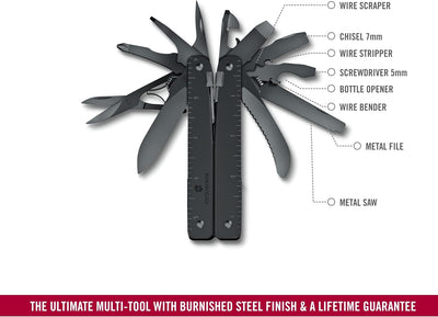 VICTORINOX Swiss Tool Spirit MXBS, Multifunktionswerkzeug, 26 Funktionen, Swiss Made, Multitool mit