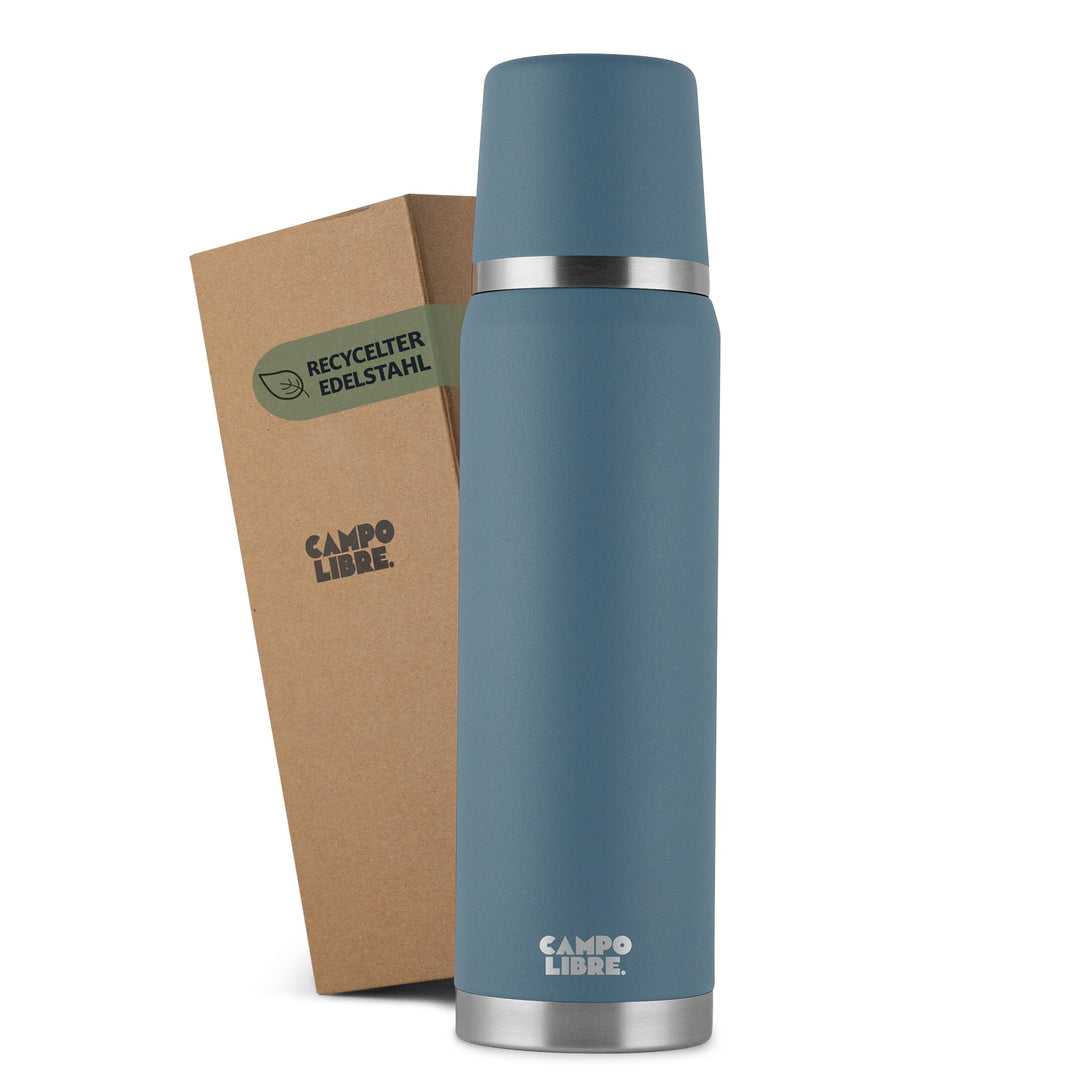 Campo Libre. Jaco® Thermoskanne 1L, 750ml, 500ml I Thermos mit Becher I Unsere Thermosflasche mind.