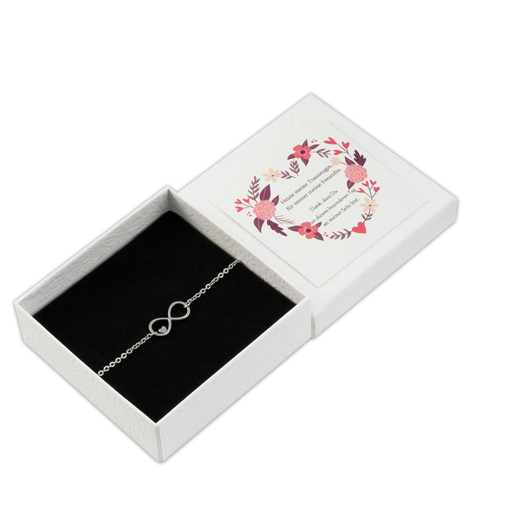 Brautmutter Armband, Brautmutter Geschenk mit Herz Armband und Karte - Heute Bin Ich Eine Braut, Mor