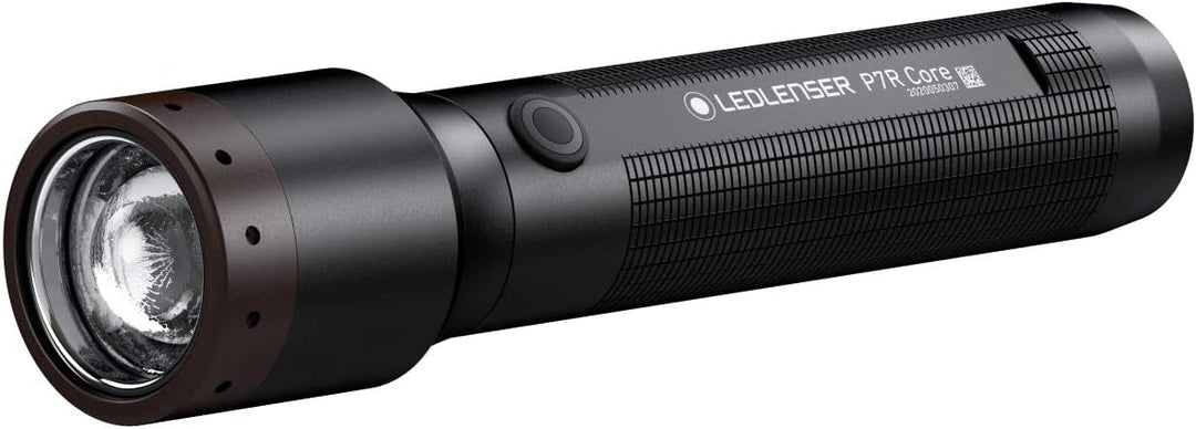 Ledlenser Kopflampe, Schwarz &amp; 502178 P5R Core, Taschenlampe LED, 500 Lumen, Leuchtweite 250 Meter,