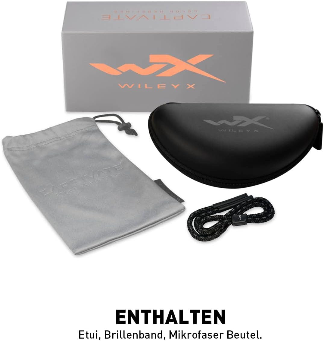 Wiley X │ WX Climb | Sonnenbrille Herren | Sonnenbrille Herren Polarisiert │ 100% UVA/UVB-Schutz | I