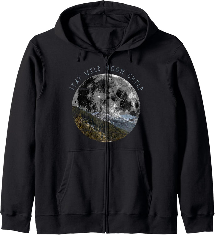 Trendy Stay Wild Moon Child Kapuzenjacke