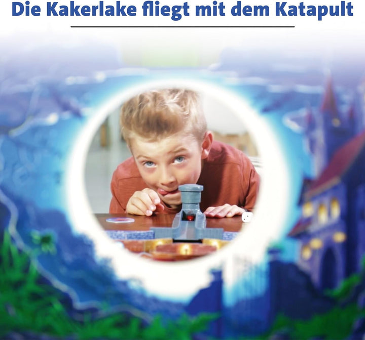 Ravensburger 22300 - Kakerlacula - Aktionsspiel mit elektronischer Kakerlake für Gross und Klein, Fa