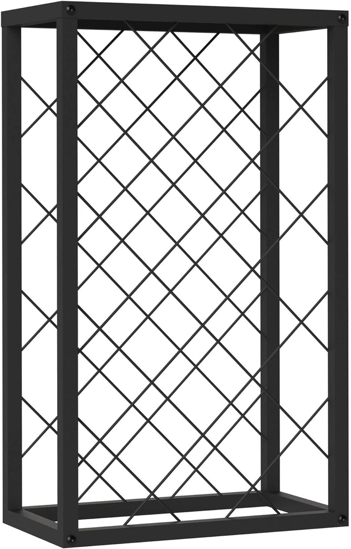 DanDiBo Weinregal Metall Schwarz Stehend 96434 Flaschenregal 68 cm Weinhalter Flaschenhalter Modern