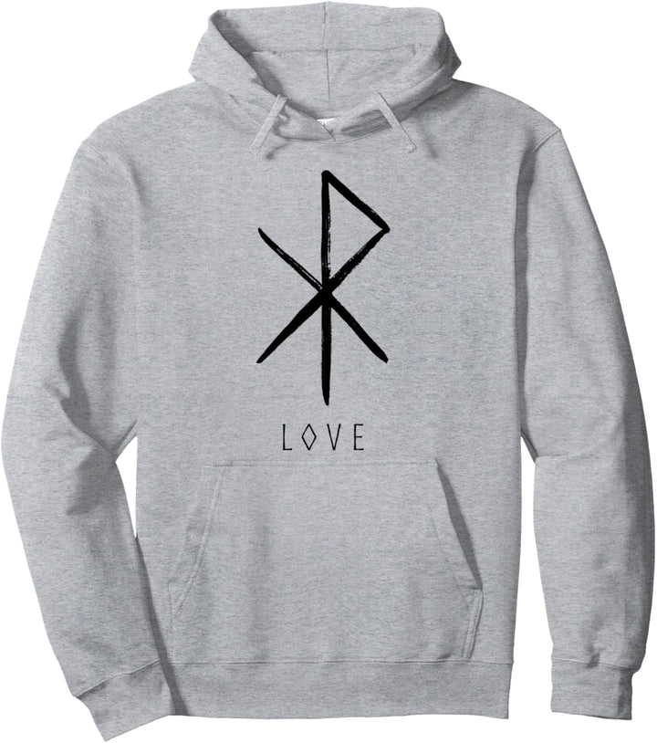 Wikinger "Liebe" Bindungsrune Pullover Hoodie