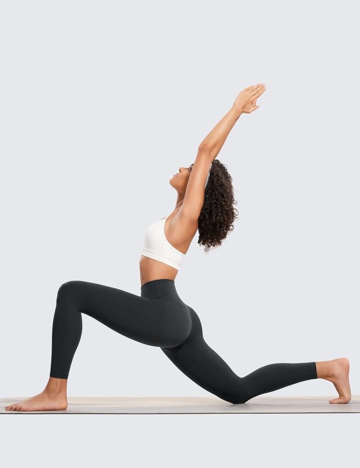 CRZ YOGA Butterluxe Damen High Waist Sport Leggings Blickdicht Yoga Leggins Sporthose Workout Gym Yo