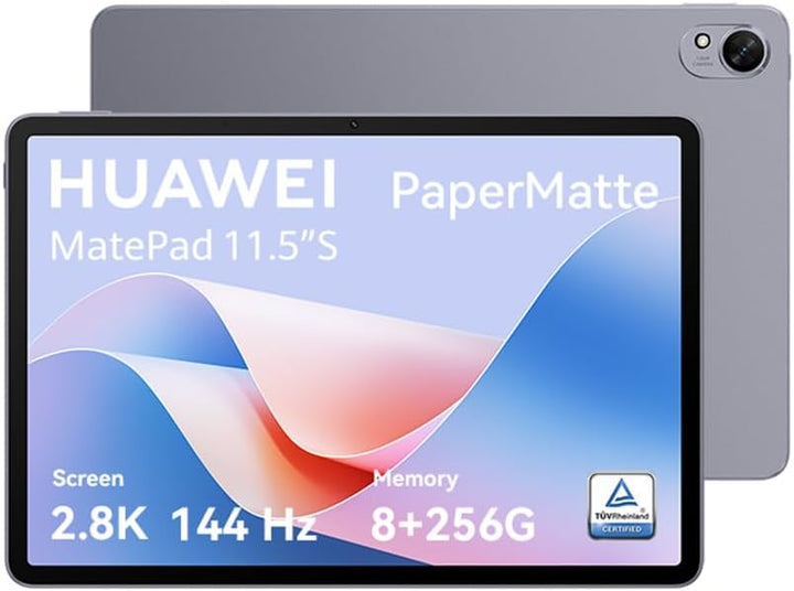 HUAWEI MatePad 11,5″S PaperMatte Edition Tablet, 8GB+256GB, 2,8K FullView Display, 144 Hz hohe Bildw