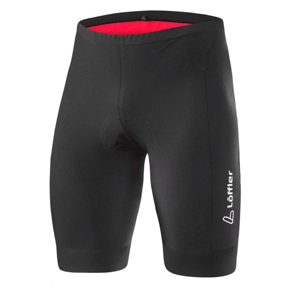 Löffler Herren Hotbond Radhose kurz Bike Shorts, Schwarz