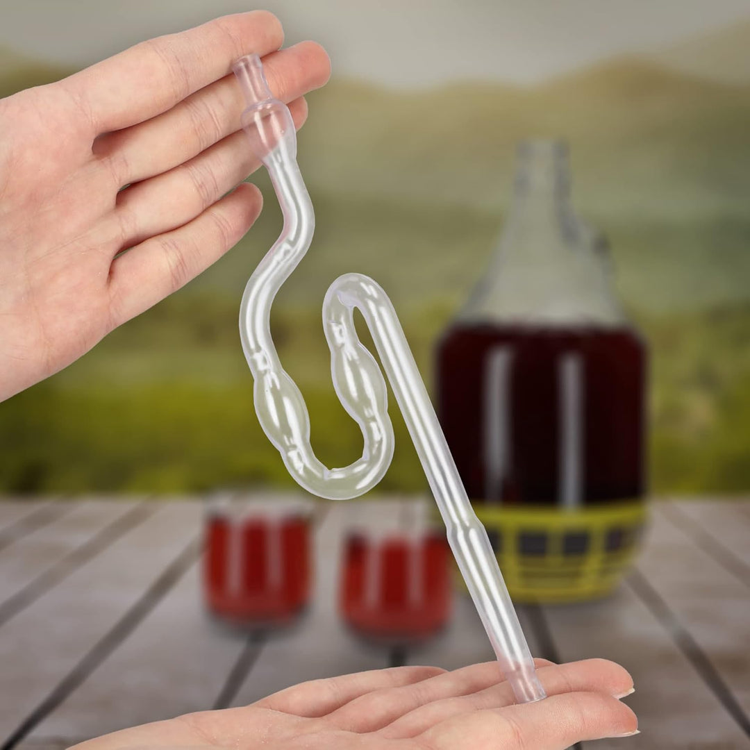 KADAX Glasballon-Set 20L, Gärballon mit Kunststoffkorb und Gärzubehör, Gummi-stopfen, Gärröhrchen, s