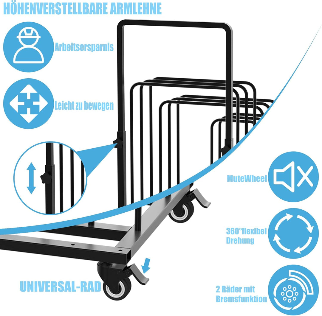 uyoyous Mobile Kunst-Trockengestell 100×80×45cm Trockengestell für Kunst Einstellbares Intervall Kun