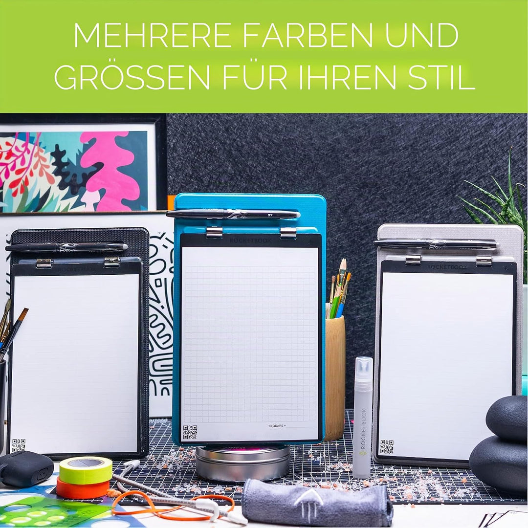 Rocketbook Kapselhülle für Orbit Executive – 100% recycelbare Hülle mit Stifthalter, Magnetverschlus
