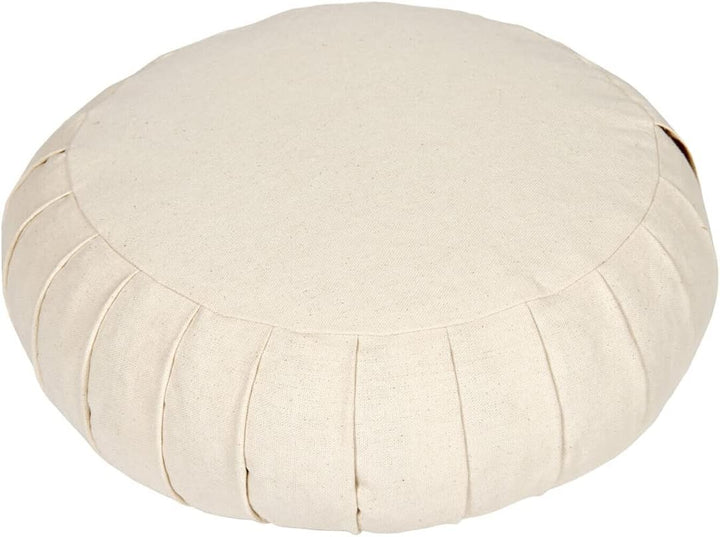 Yogabox Meditationskissen/Yogakissen Zafu Basic mit Zip natur, natur