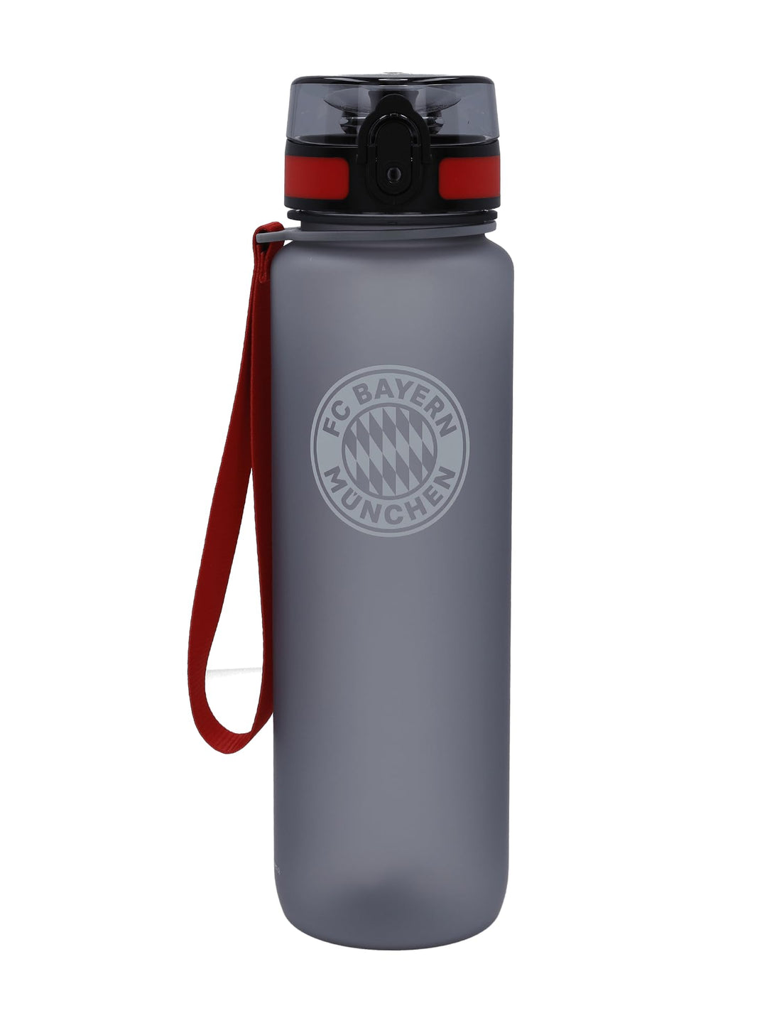 FC Bayern München I Trinkflasche I Durchsichtig I 1 L I Schule I Kindergarten I Sport I Fussball