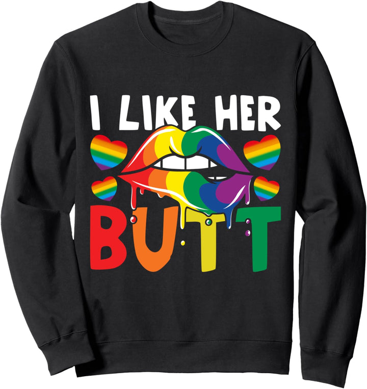 Regenbogen Flagge Lesben Gay Pride Geschenk LGBT Sweatshirt