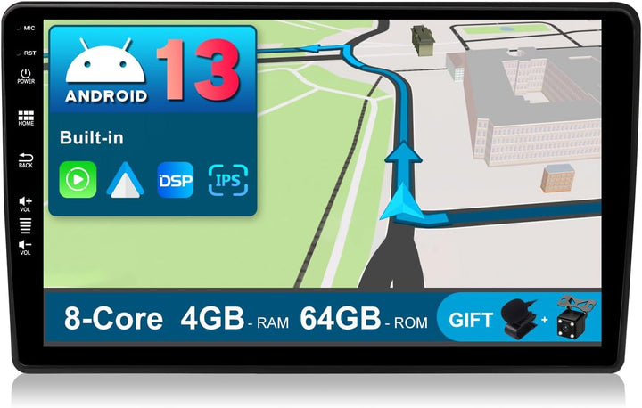 JOYX Android 12 Autoradio 9 Zoll Passt für Audi A4 (2003-2011) - [4G+64G] - Eingebaut DSP/Carplay/An