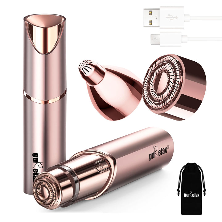 Gesichtshaarentferner für Frauen (Gen 3 Pro), guRelax Face Mini-Haarentferner, Luxus-Damenbart Entfe