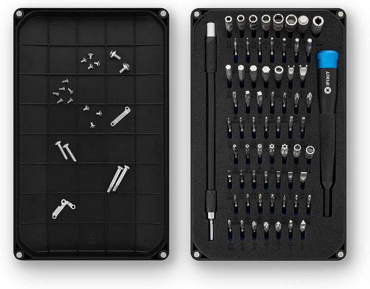iFixit Mako Precision Bit Set, Bit-Kit mit 64 Bits (4 mm) und Präzisions-Schraubendreher für die Rep