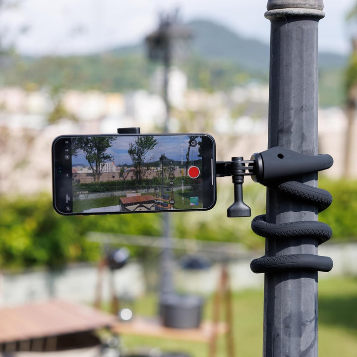 Magnetisches Flexibles Handy Ständer Einbeinstativ für iPhone 17/16/15/14/13/12,Abnehmbarer Monopod