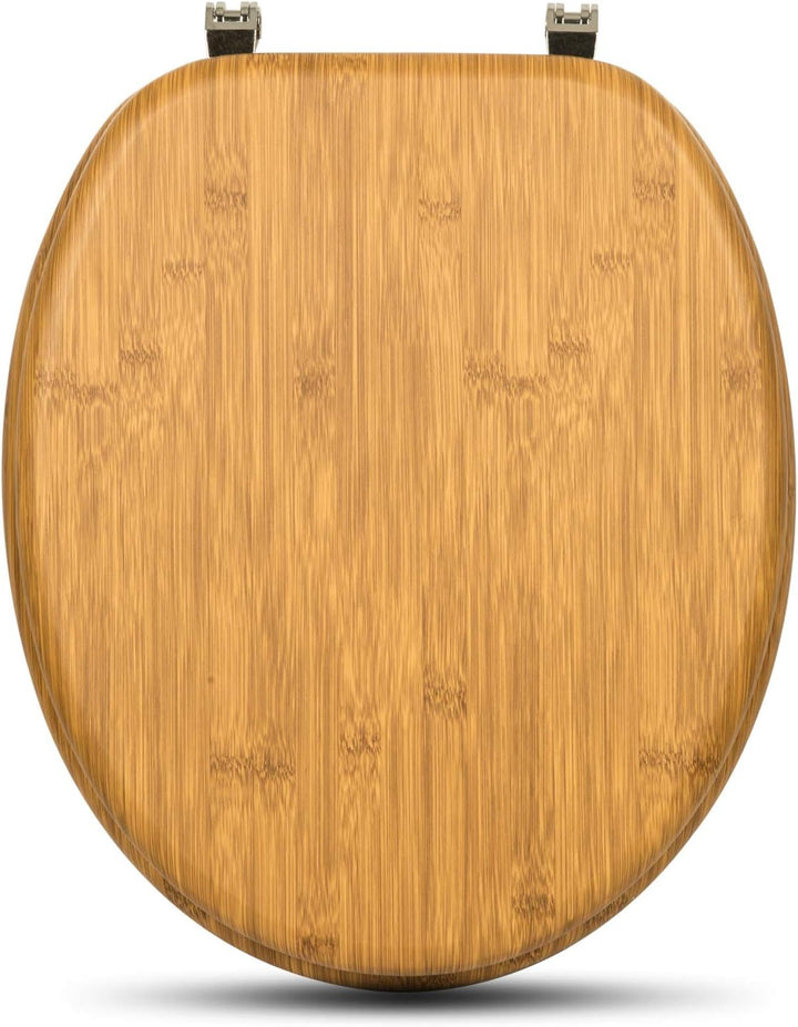 eSituro WC Sitz mit Absenkautomatik,Antibakterieller Stabile Toilettendeckel für Badinstallationen,M