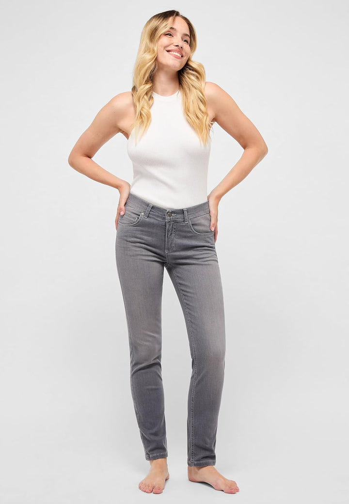 ANGELS Damen Jeans Hose Cici Stretchdenim Darkblue 36W / 30L Denim, 36W / 30L Denim