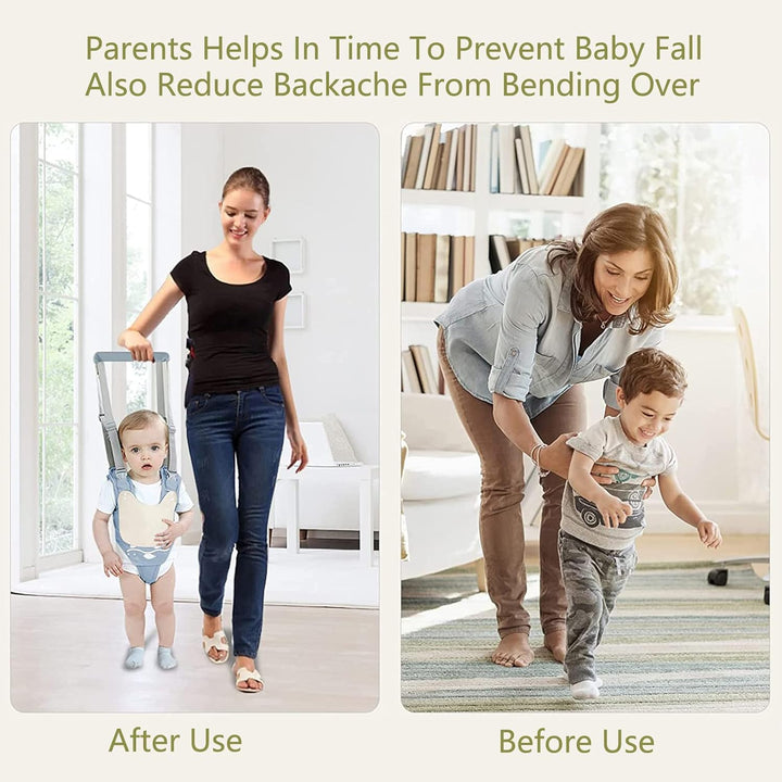 IULONEE Lauflernhilfe Gehhilfe für Baby Einstellbar Ergonomisch Stehen Gehen Lernen Helfer Verstellb