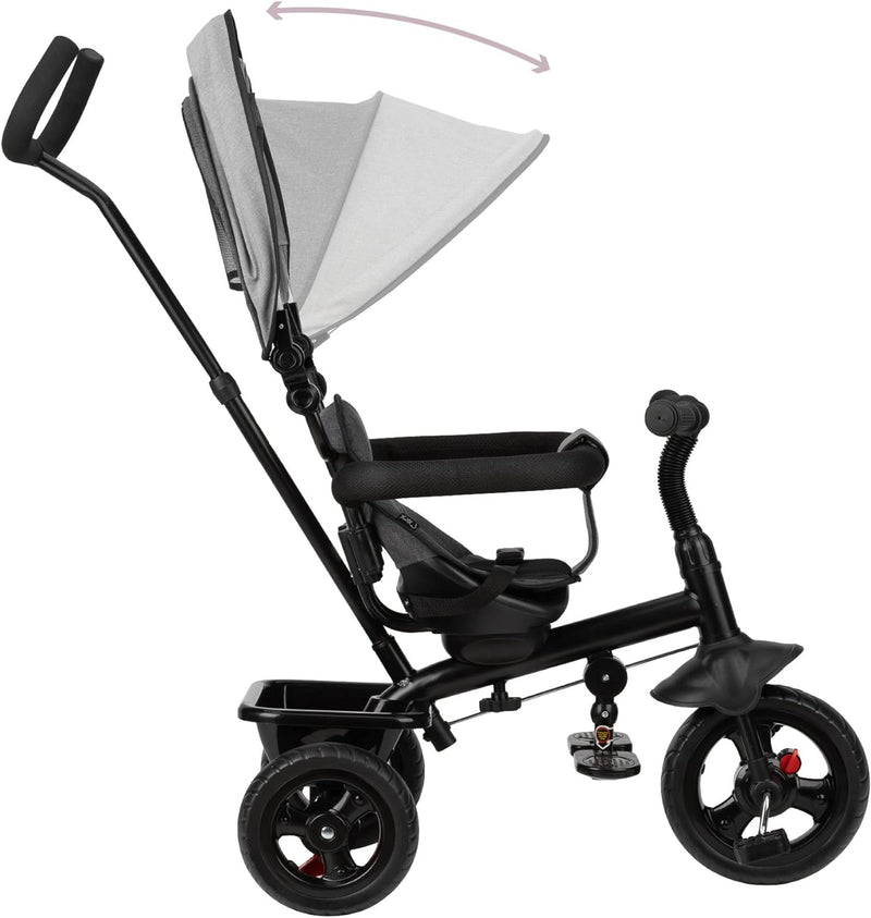 MoMi IRIS 5-in-1 Kinder-Dreirad mit Buggy-Funktion, für Kinder ab 9. Lebensmonat bis zu 5 Jahren, 36