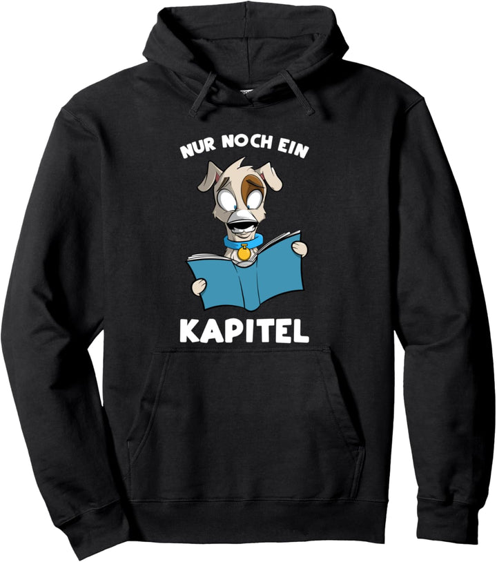 Süsser Hund beim Buch Lesen - Lesefieber Leseratte Bücherwurm Pullover Hoodie