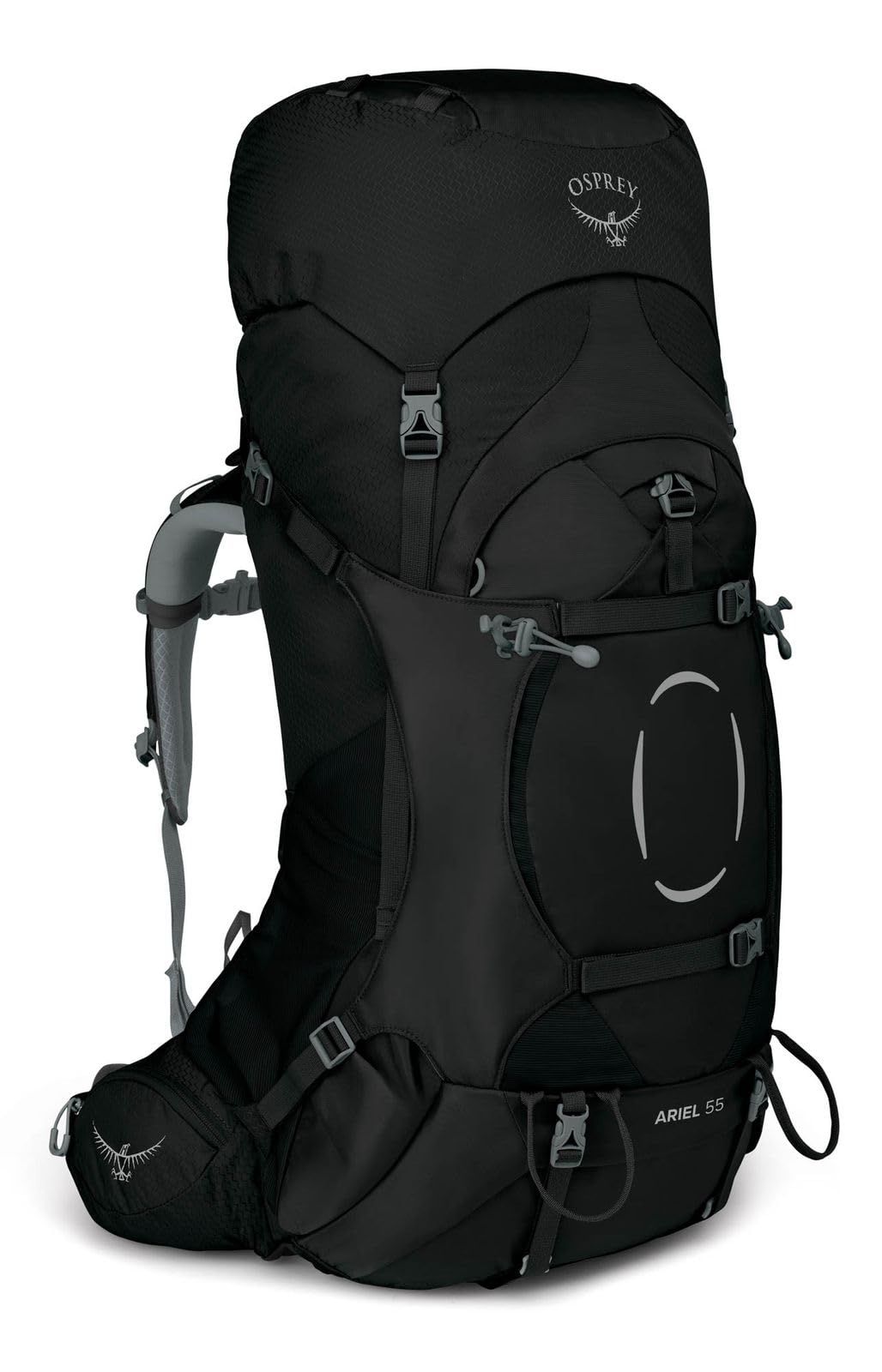 Osprey Ariel 55 Trekkingrucksack für Frauen Schwarz XS-S, Schwarz XS-S