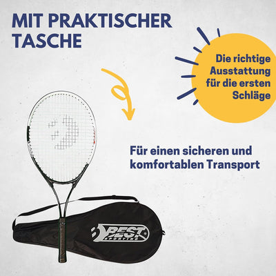 Best Sporting Tennis-Schläger für Einsteiger XT-Power 250g | Griffstärke L3 | Leichter Tennisschläge
