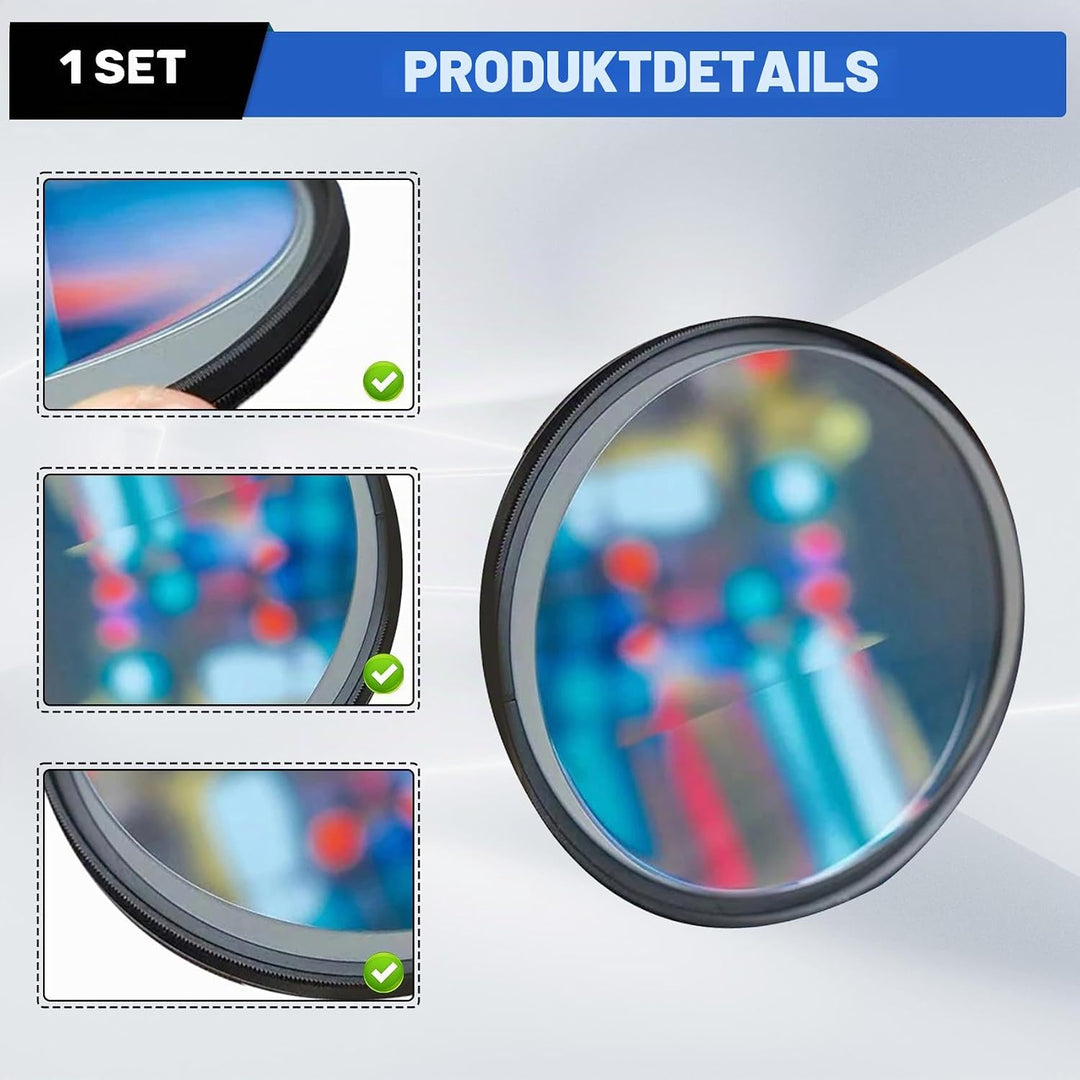 77 mm Glasprismenlinse, Super-Speed-Effekte, Ghost Motion Blur, UV-Filter für Fotografie, SLR-Kamera