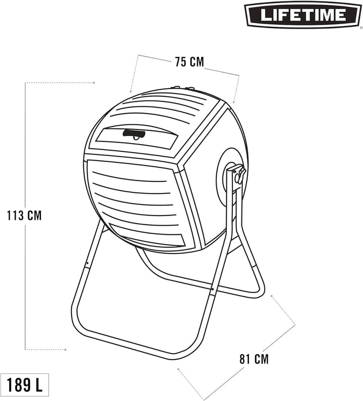 Lebenslange 189 Liter (50 Gallonen) Kompost