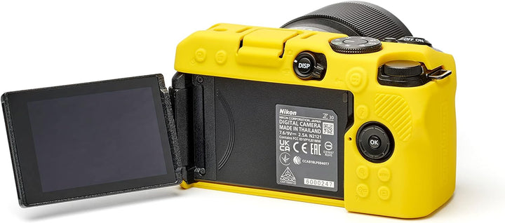 easyCover - Silikon Kameratasche - Schutz für Ihre Kamera - Nikon Z30 - Gelb