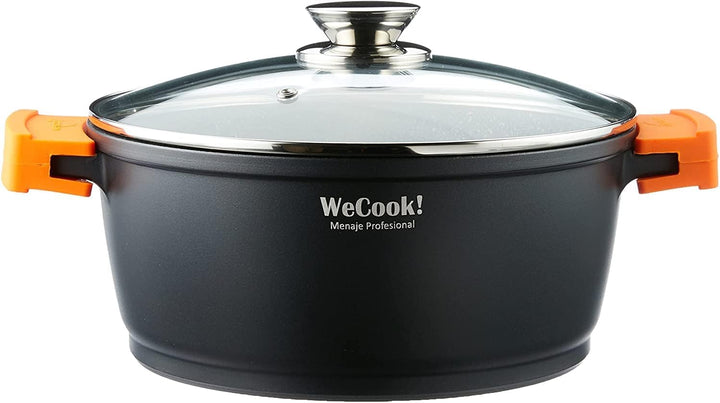 CAST ALUMINIUM POT WITH LID ECOCHEF 32 cm., 32 cm.