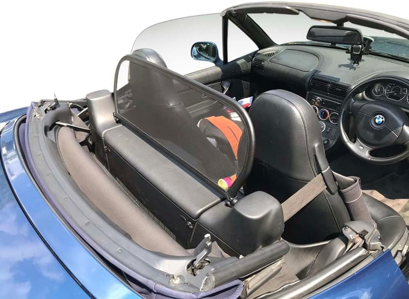 Aperta Windschott passend für BMW Z3 E36 100% Passgenau OEM Qualität Schwarz Windstop Windabweiser