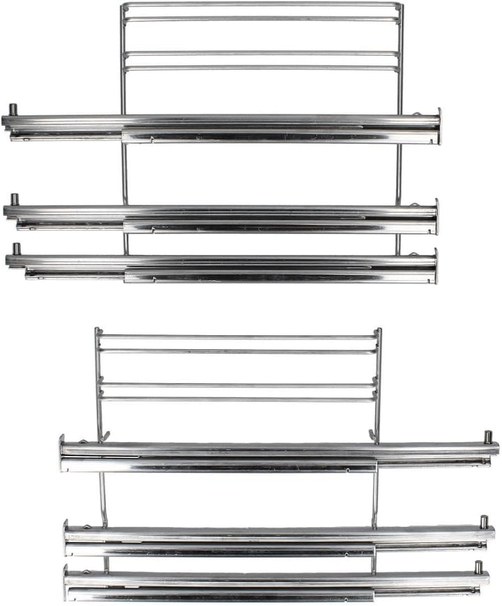 easyPART Kompatibel/Ersatz für BOSCH 17007521 Auszugsschienen Set für 3 Backbleche Roste in Backofen