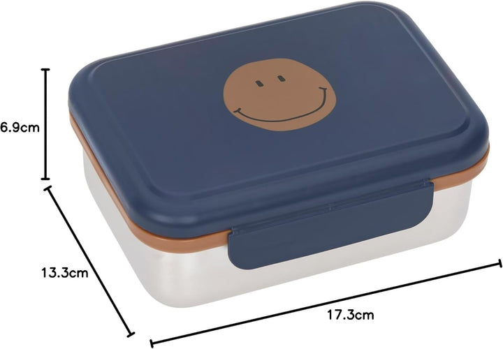 LÄSSIG Kinder Brotdose Edelstahl Lunchbox Frühstücksbox Nachhaltig Kindergarten Schule/Lunchbox Stai