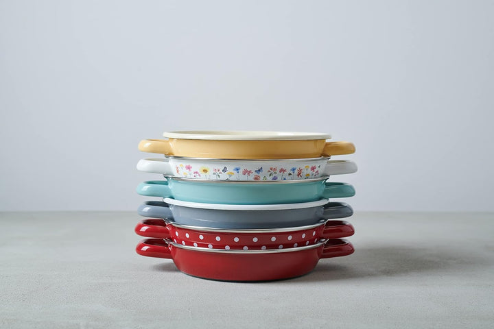 Riess, 0409-028, Eier- und Servierpfanne 22 cm, BACKEMAILLE BLAU, LBH 30,3x23,4x4cm, Gew. 0,735kg, V