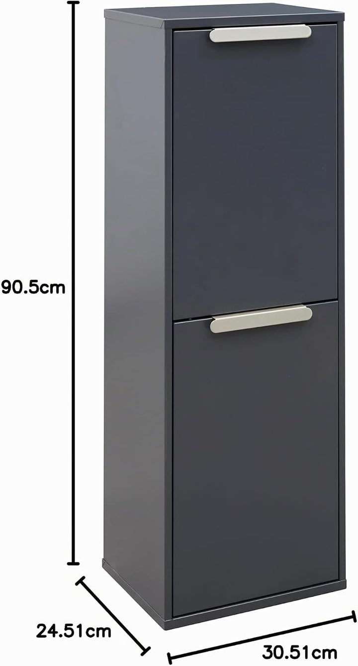 ARREGUI Ecoclas CR204-E Mülltrennsystem aus Stahl | 2 Fächer Mülleimer für die Küche |2x17L (34L) |