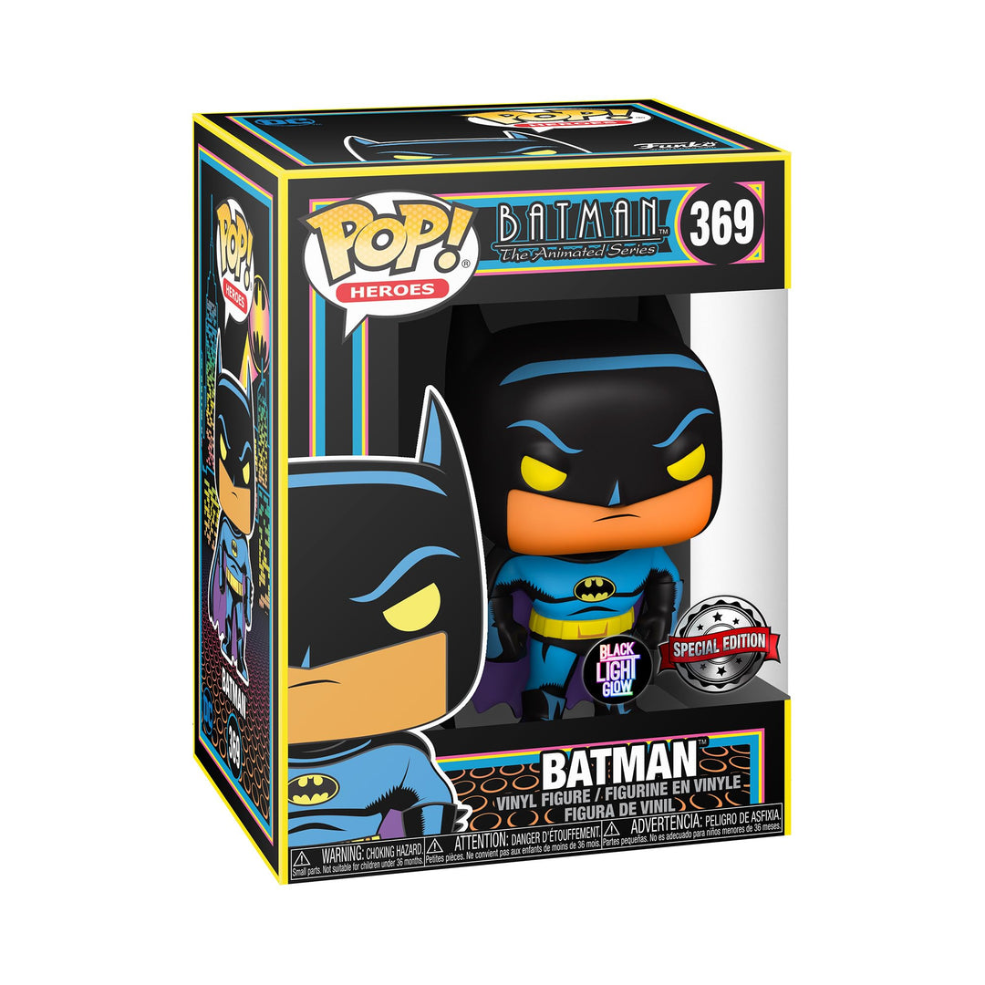 Funko Pop! Heroes: DC - Batman - (Black Light) - DC Comics - Vinyl-Sammelfigur - Geschenkidee - Offi