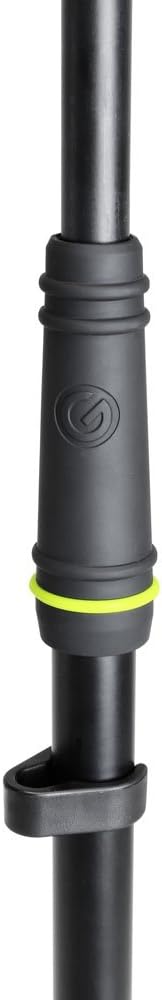 Gravity MS 2222 B - Mikrofonständer Kurz mit Tellerfuss und 2-Punkt Ausziehgalgen, Schnellverriegelu