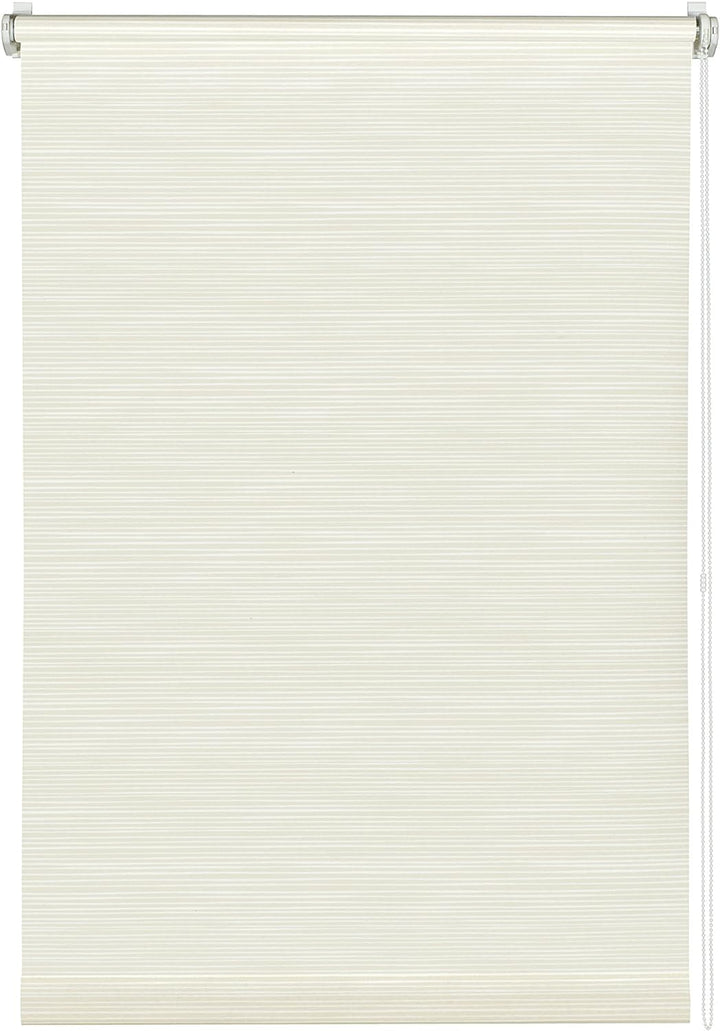 GARDINIA EASYFIX Rollo Dekor 103 Streifen weiss/beige 100 x 150 cm Streifen Weiss/Beige 100x150, Str