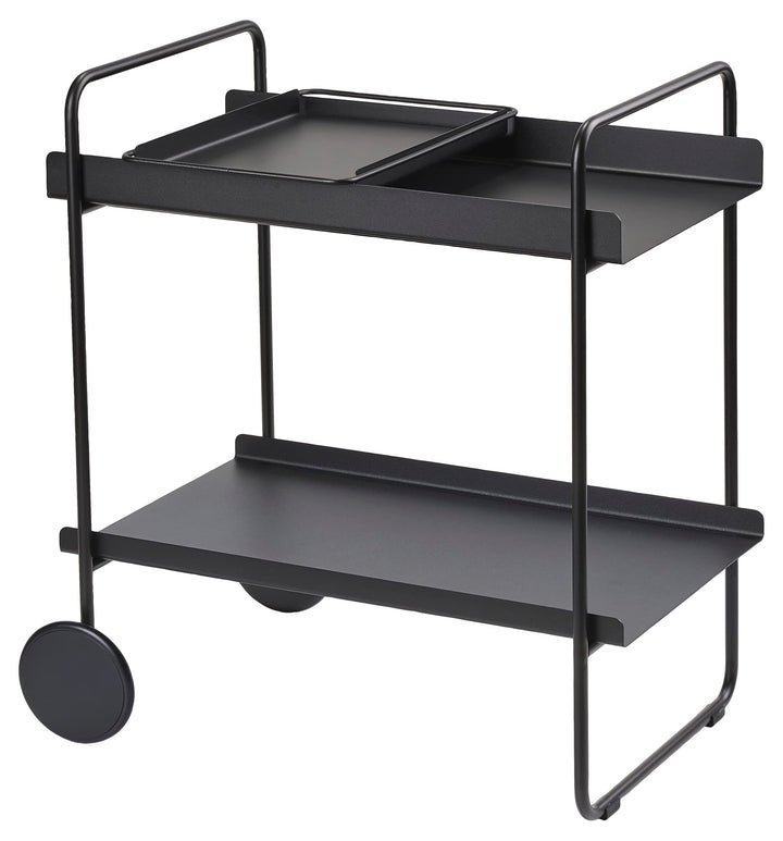 Zone Denmark A-Cocktail Trolley Barwagen, 60,6 x 40,5 x 66,4 cm, Black 60,6 x 40,5 x 66,4 cm Schwarz