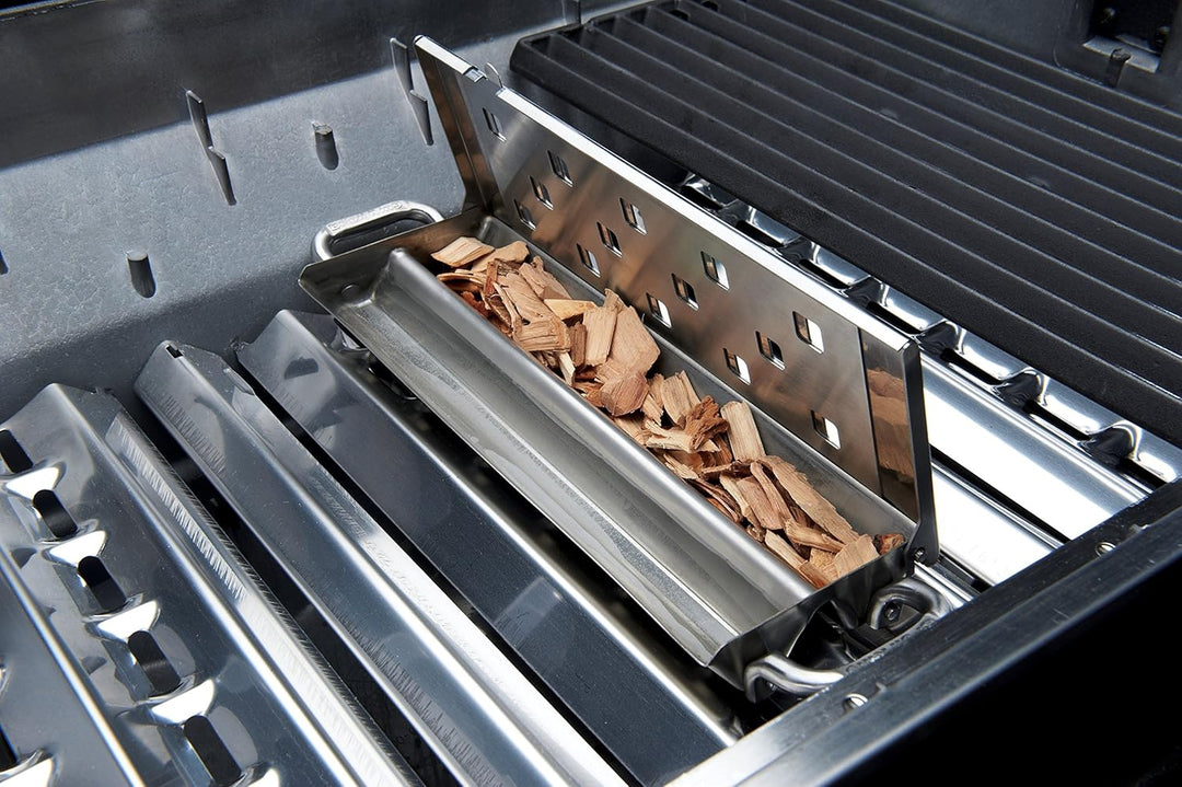 Broil King Grill-/Grillzubehör, Smokerbox Premium, edelstahl, 5 x 5 x 5 cm, 60190, Silber
