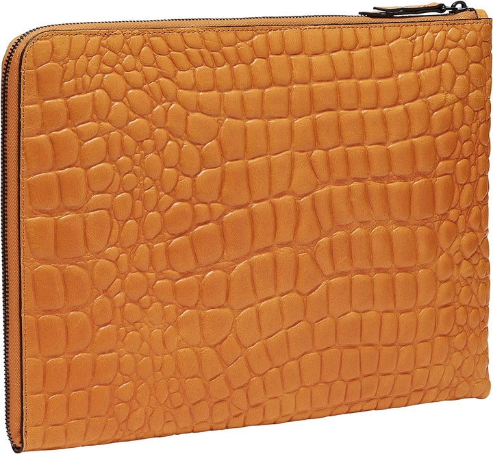 Liebeskind Damen Pb Croco Laptop/Tablet Case Pumpkin, Pumpkin