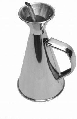 Ilsa 383 – Ölkanne, Edelstahl, silberfarben 1 l Silber 1000 ml, 1000 ml