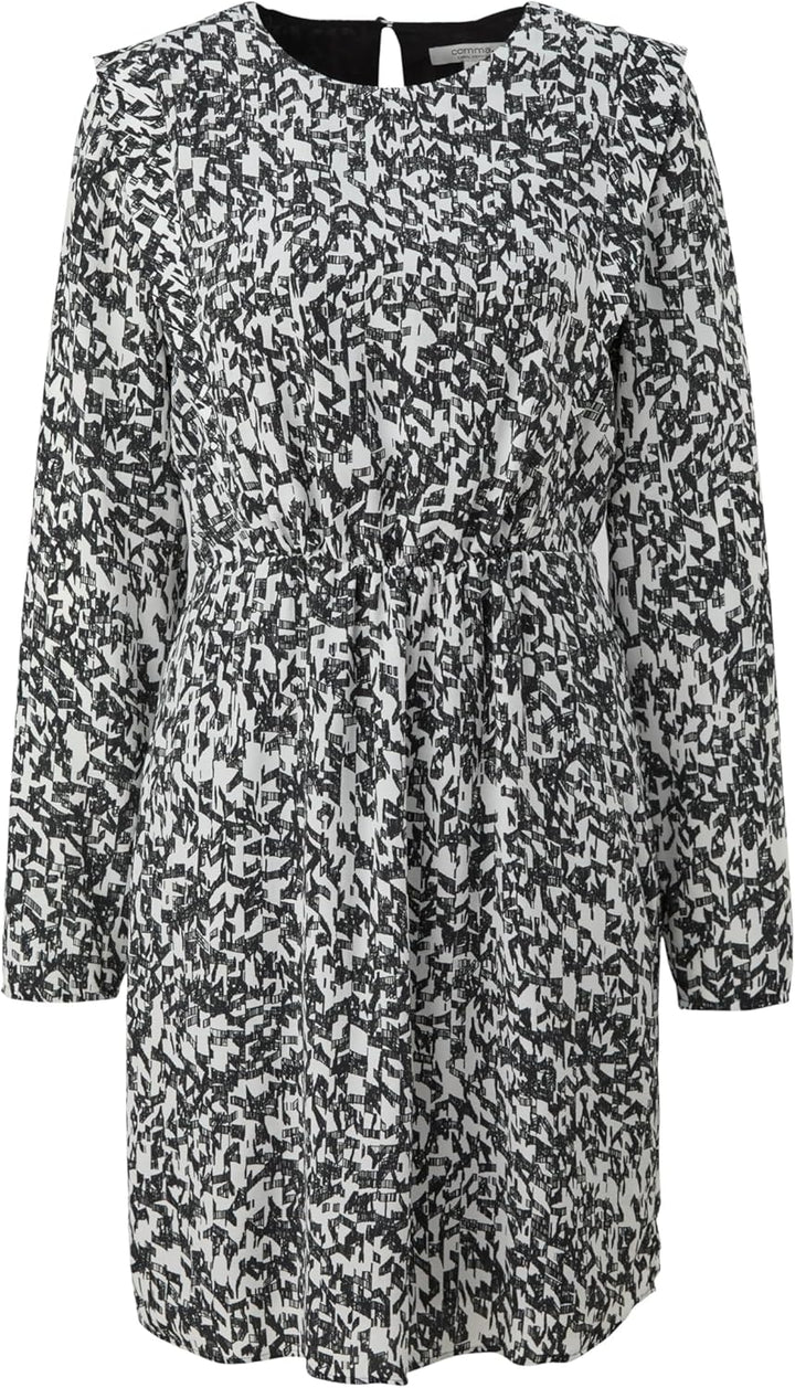 comma Damen Kleid 34 01a1 Weiss, 34 01a1 Weiss