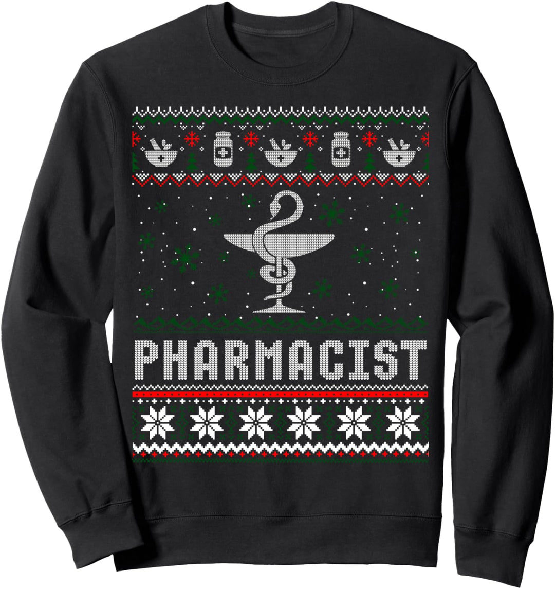 Weihnachtspullover für Apotheker und Studenten Sweatshirt