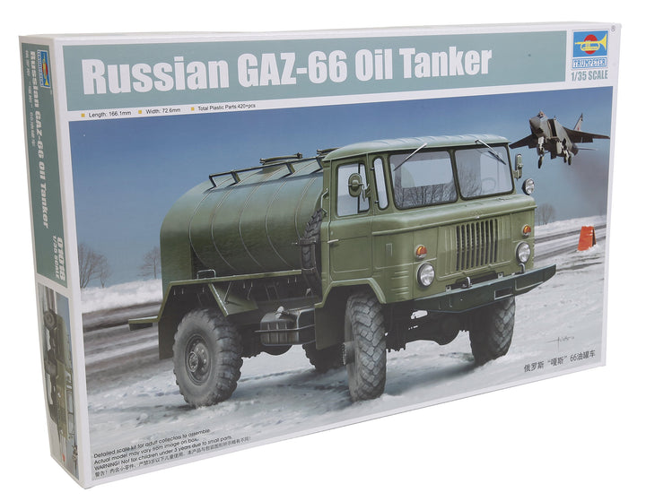Trumpeter 01018 - Modellbausatz Russian GAZ-66 Oil Truck